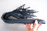 Blue Leather Flogger