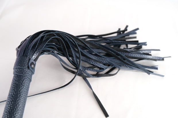 Blue Leather Flogger