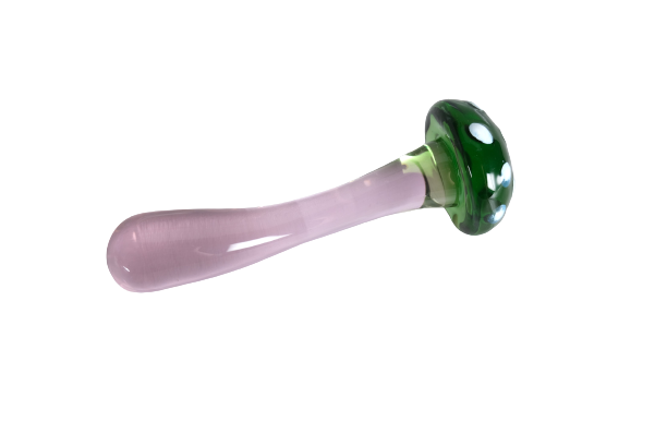 Glass Mushroom Dildo Butt Plug