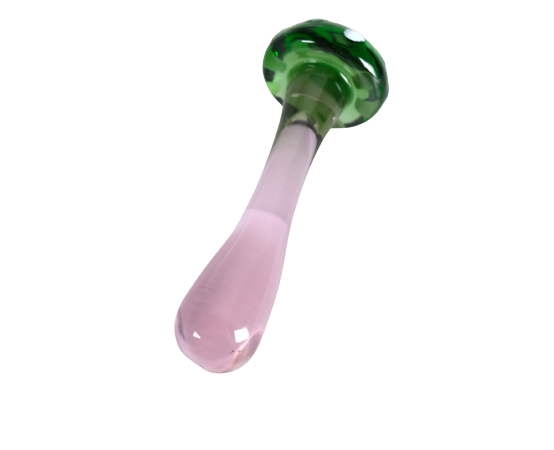 Glass Mushroom Dildo Butt Plug