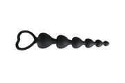 Silicone Heart Shaped Anal Beads