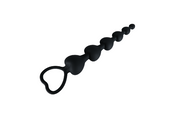 Silicone Heart Shaped Anal Beads