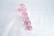Rose Crystal Pink Anal Beads
