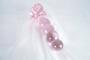 Rose Crystal Pink Anal Beads