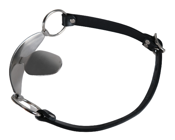 Steel Mouth Gag Tongue Depressor Lockable