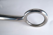 Stainless Steel Anal Hook With Black Rope