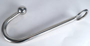 Stainless Steel Anal Hook With Black Rope