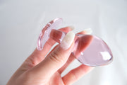 T-Pink Glass Butt Plug