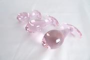 T-Pink Glass Butt Plug