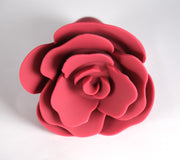 Red Rose Silicone Butt Plug