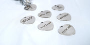 Round Jewel Butt Plug With Heart Shaped Tag