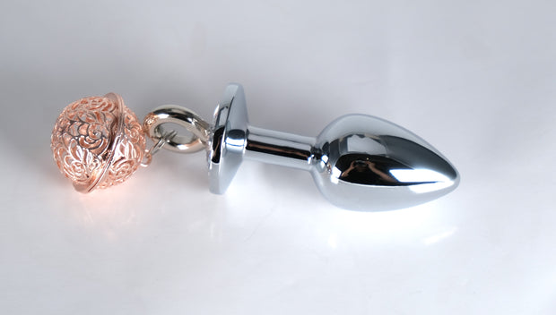 Jeweled Butt Plug With Handcuff