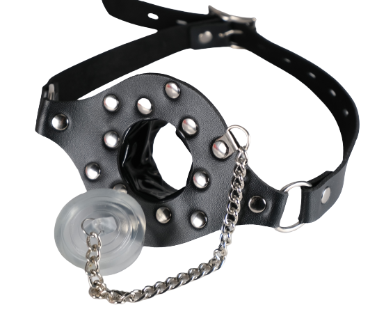 Open Mouth Gag With Transparent Cover