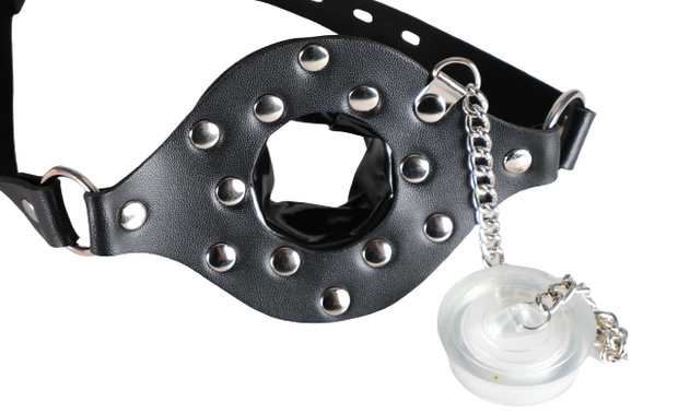 Open Mouth Gag With Transparent Cover