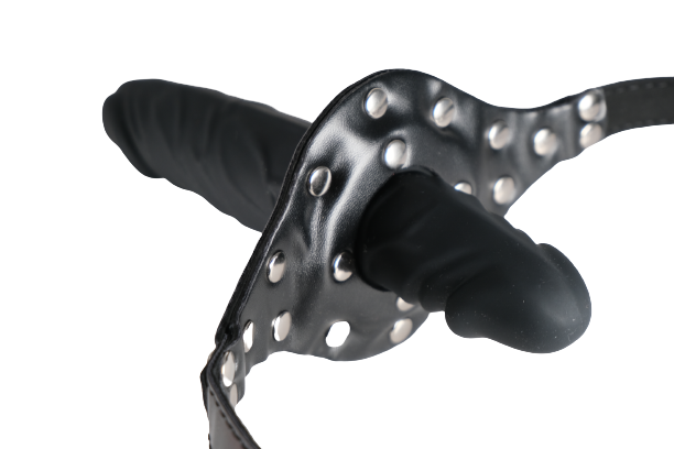 Double Silicone Mouth Penis Gags