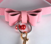 Pink Kitten Collar With Chain