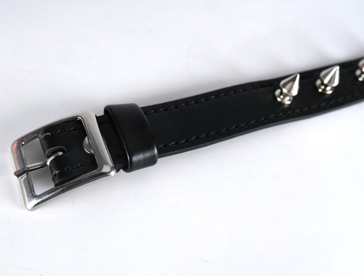 Metal Spike Studded Collar Choker Necklace