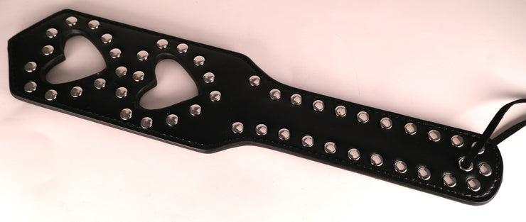 Two Heart Leather Paddle