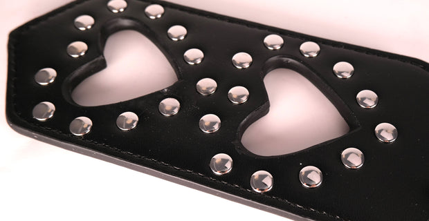 Two Heart Leather Paddle