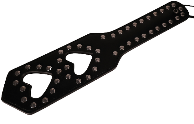 Two Heart Leather Paddle