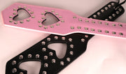 Two Heart Leather Paddle
