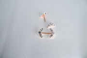 Curved Gem Barbell Nipple Ring