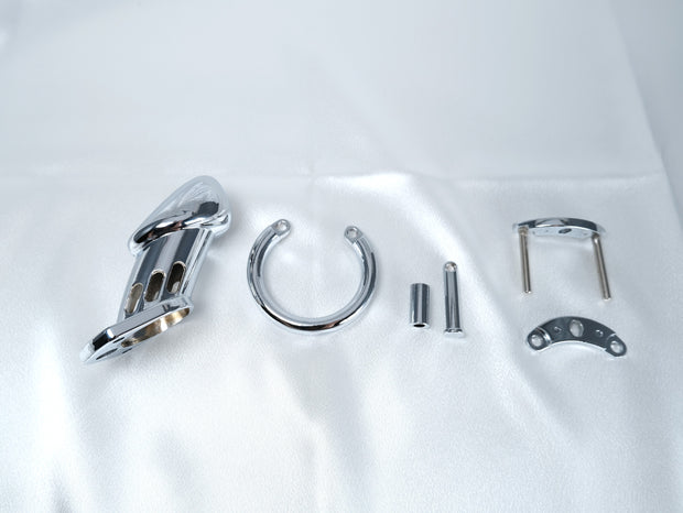 Stainless Steel Chastity Cage Device