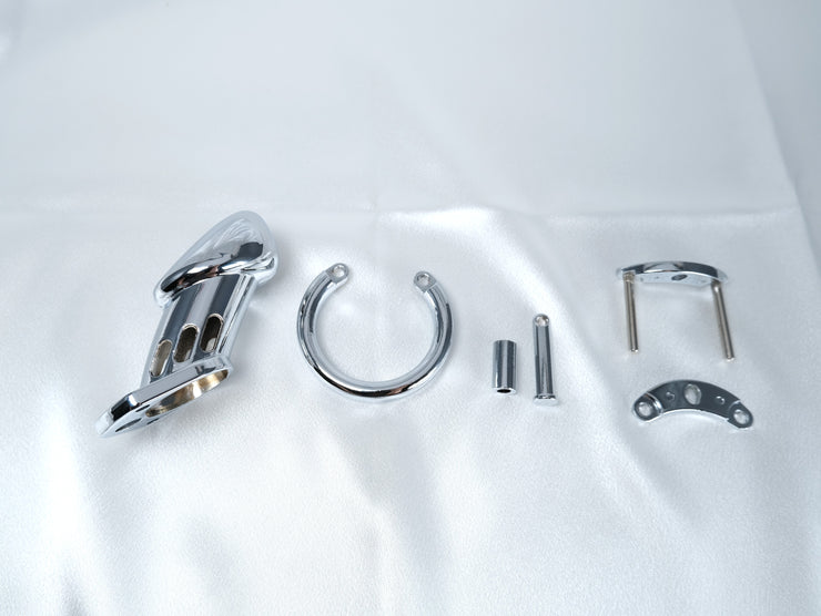 Stainless Steel Chastity Cage Device