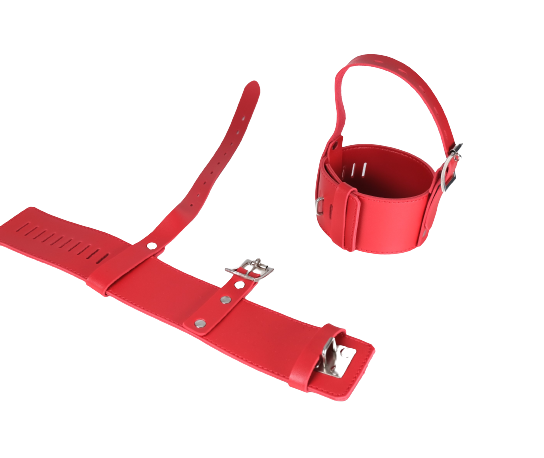 Leather High Heel Shoe Locks Straps