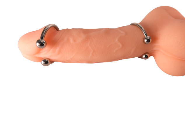 Cock Ring With Two Pressure Balls