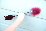 Burgundy Feather Tickler