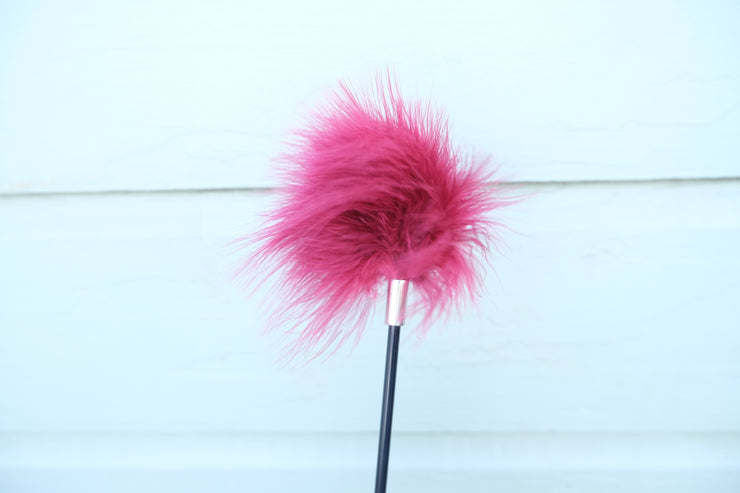 Burgundy Feather Tickler