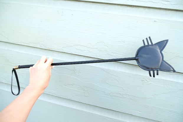 Cat Long Leather Paddle