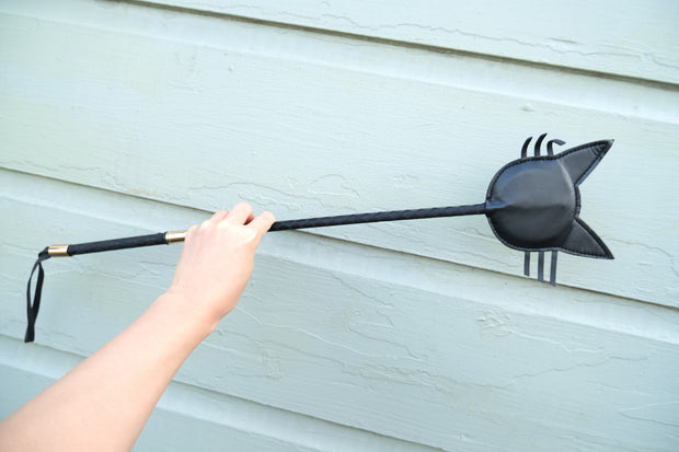 Cat Long Leather Paddle