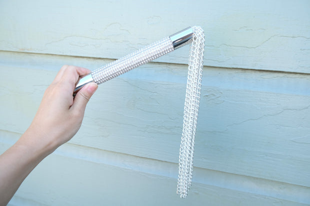 Chain Whip With Diamonds  Flogger