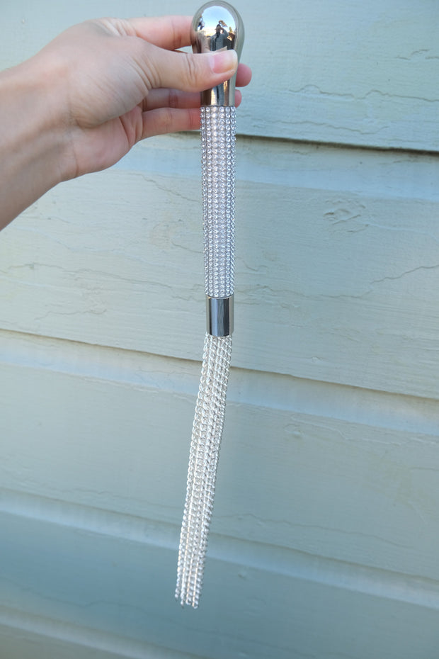 Chain Whip With Diamonds  Flogger