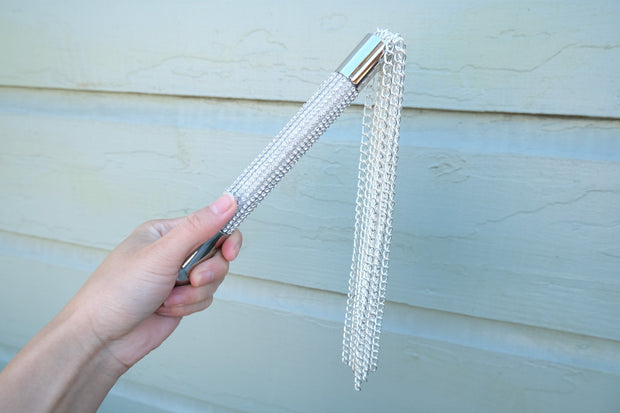 Chain Whip With Diamonds  Flogger