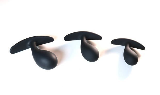 Silicone Small Anal Plugs With T- Bar Base