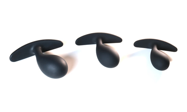 Silicone Small Anal Plugs With T- Bar Base