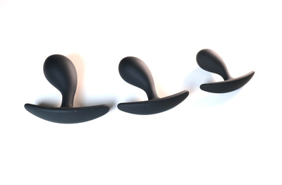 Silicone Small Anal Plugs With T- Bar Base