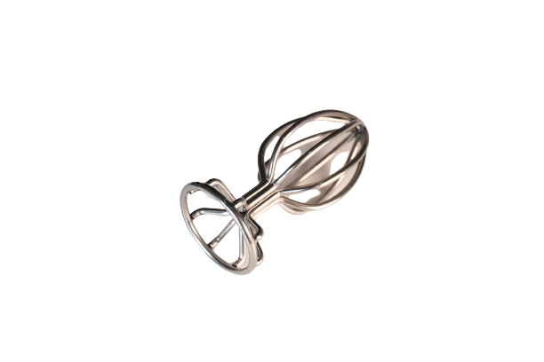 Stainless Steel Round Bottom Hollow Anal Plug