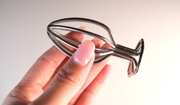 Stainless Steel Hollow Heart-shaped Butt Plug
