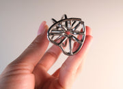 Stainless Steel Hollow Heart-shaped Butt Plug
