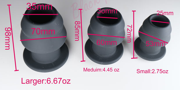 Giant Silicon Hollow Dilator Butt Plug