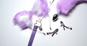 Light Purple Pet Play Bell Sex Toys Set