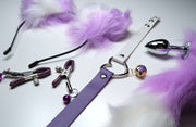 Light Purple Pet Play Bell Sex Toys Set