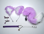 Light Purple Pet Play Bell Sex Toys Set