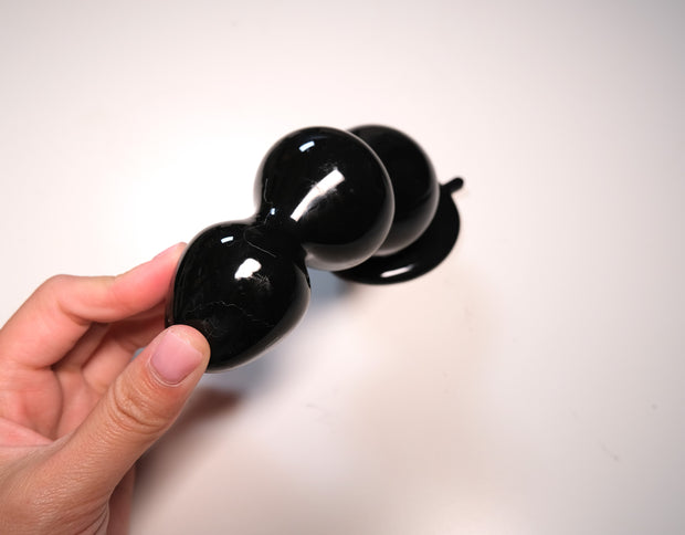 Black Giant Anal Beads