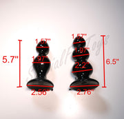 Black Giant Anal Beads