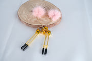 Nipple Clamp With Small Plush Ball Pendant